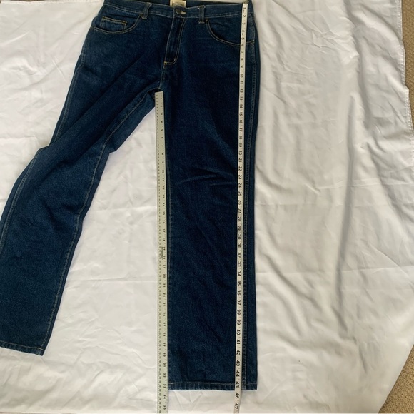 Redhead Brand Co. Men's Jeans 38x34 Classic Fit Denim Dark Stonewash EUC - Picture 6 of 7